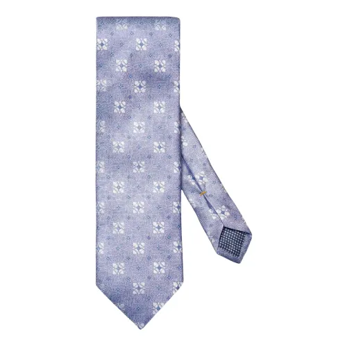 Eton , Floral Silk Light Blue Necktie ,Blue male, Sizes: ONE