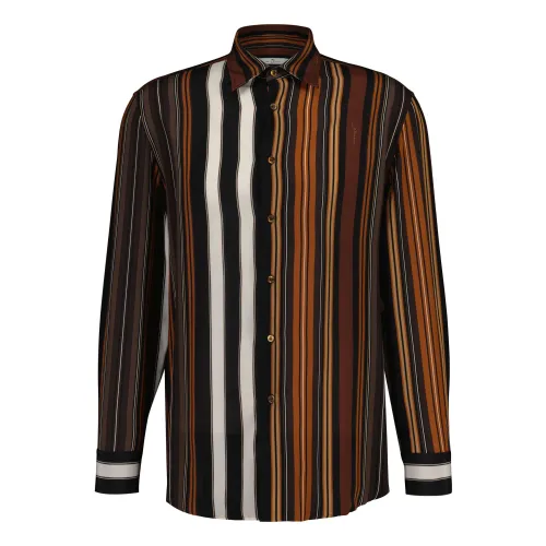 Etro , Casual Shirt ,Brown male, Sizes: