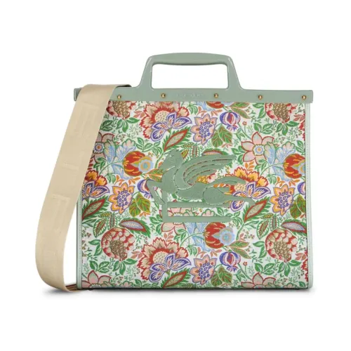 Etro , Floral Jacquard Love Trotter Shopping Bag ,Multicolor female, Sizes: ONE SIZE