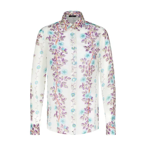 Etro , Floral Print Slim Fit Shirt ,Multicolor female, Sizes: