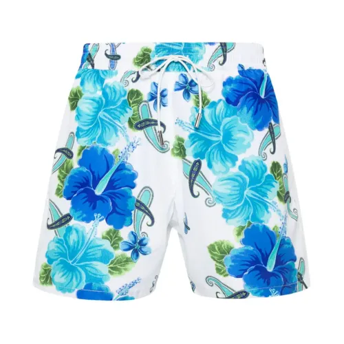 Etro , Floral Print Swim Shorts ,Multicolor male, Sizes: