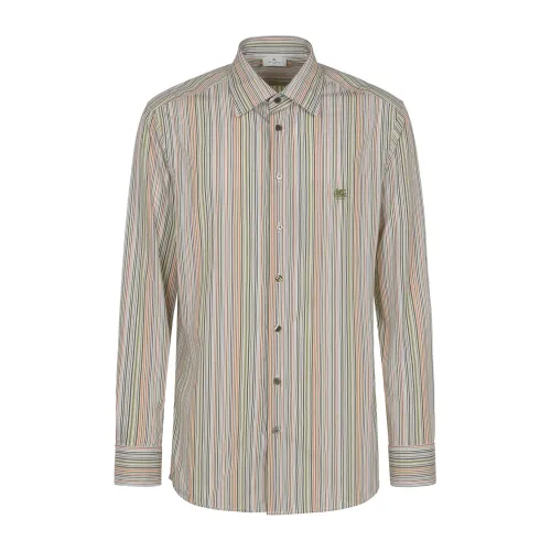 Etro , Green Shirts for Men ,Green male, Sizes: