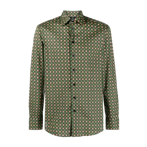 Etro , Green Shirts for Men ,Green male, Sizes: