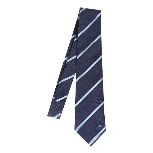 Etro , Men's Accessories Ties Blue Ss24 ,Multicolor male, Sizes: ONE