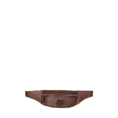 Etro , Men's Bags Belt Bag Brown Ss24 ,Brown male, Sizes: ONE SIZE