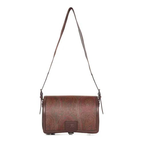 Etro , Men's Bags Shoulder Bag Brown Ss24 ,Brown male, Sizes: ONE SIZE