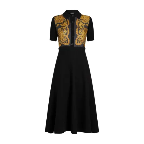 Etro , Midi dress ,Black female, Sizes: