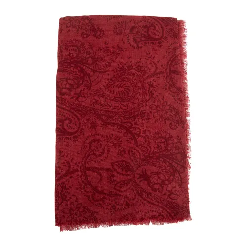 Etro , Red Sciarpa Shaal-Nur ,Red male, Sizes: ONE