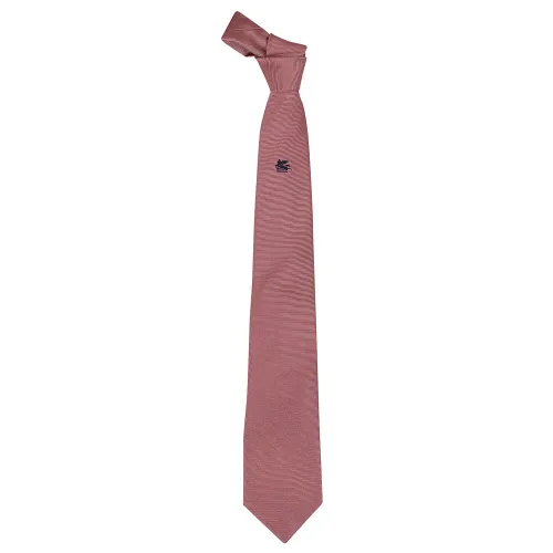 Etro , Rosa Placed Tie ,Pink male, Sizes: ONE