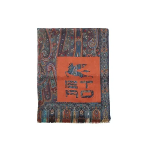 Etro , Scarf ,Brown male, Sizes: ONE