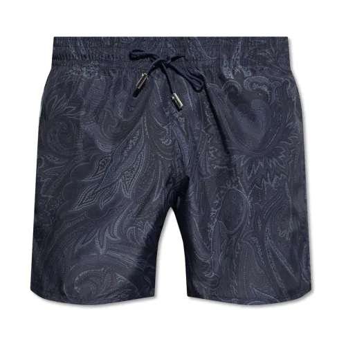 Etro , Swim shorts ,Blue male, Sizes:
