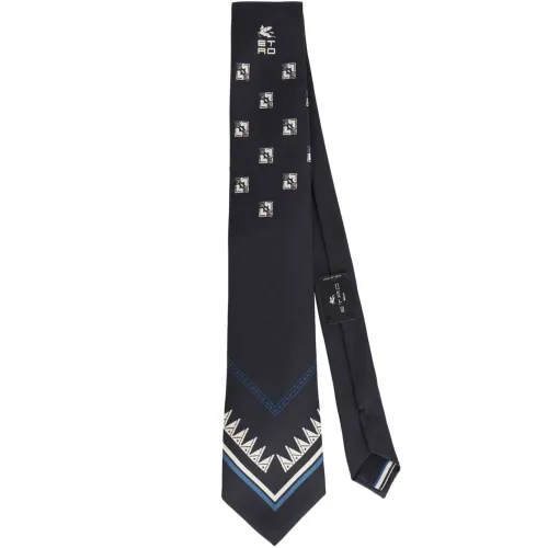 Etro , Ties ,Blue male, Sizes: ONE