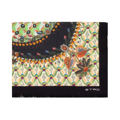 Etro , Women`s Accessories Scarves Green Aw23 ,Green female, Sizes: ONE