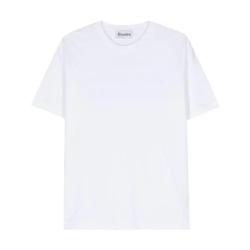 Études , E24Mm111A00700 T-Shirts ,White male, Sizes: