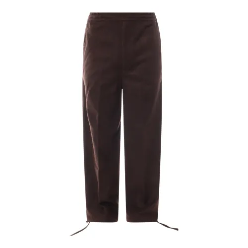 Études , Wool Blend Trouser with Coulisse ,Brown male, Sizes: