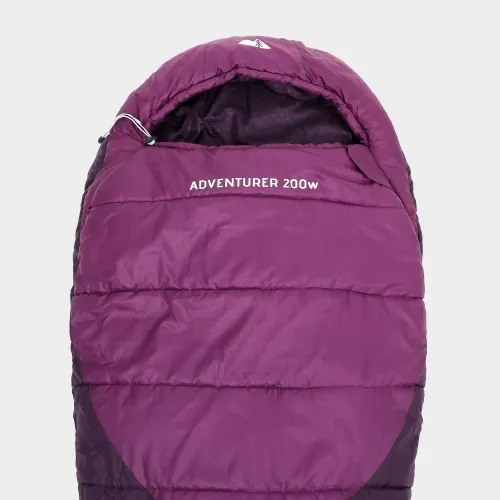 Eurohike Adventurer 200 Women's Sleeping Bag - Purple, Purple