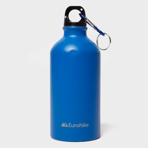 Eurohike Aqua 0.5L Aluminium Bottle - Blue, Blue