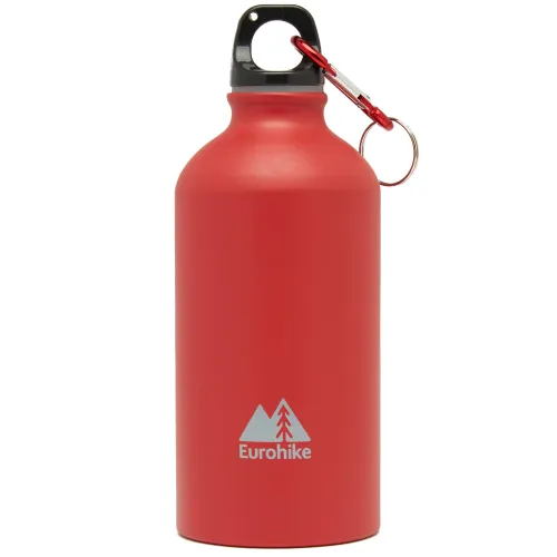 Eurohike Aqua 0.5L Aluminium Bottle - Red, RED