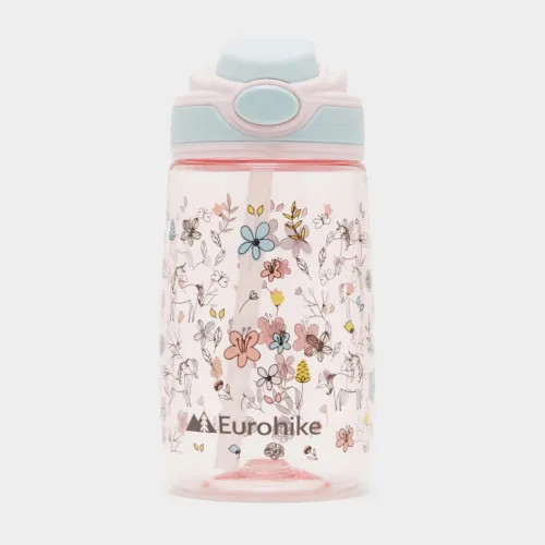 Eurohike Kids' 400Ml Flip Lid Bottle - Pink, Pink