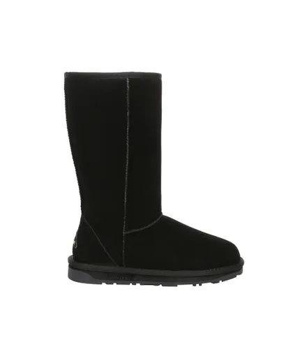 EVER AU Womens Women Whistler Tall Classic Boots - Black Suede