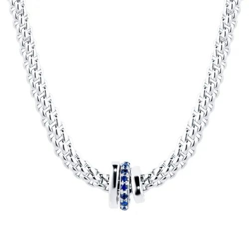 EXCLUSIVE Flex'it Prima White Gold Sapphire & Diamond Necklace