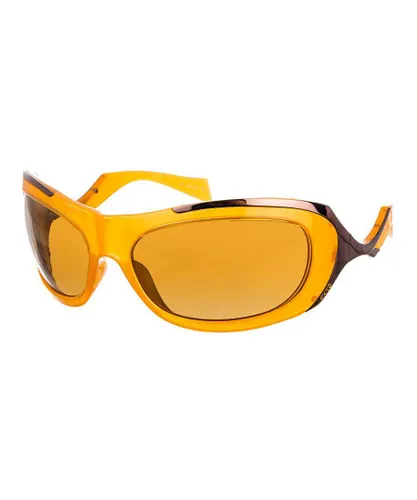 Exte Womens Acetate sunglasses with rectangular shape EX-66702 women - Yellow - One