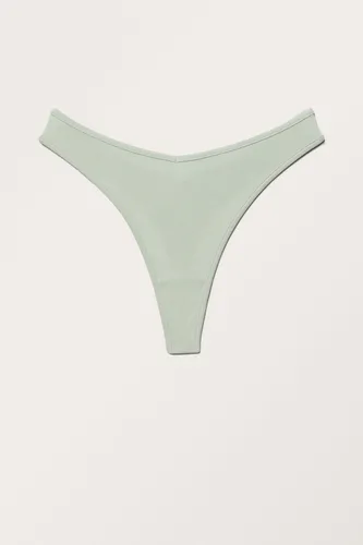 Extra Cheeky Smooth Thongs - Green