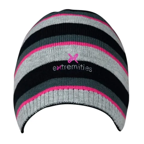 Extremities Reversible Beanie: Black/Pink Colour: Black/Pink