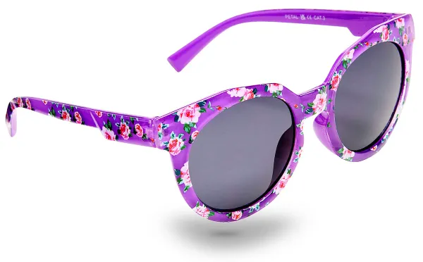 Eyelevel Girl's Petal Purple Fashion Sunglasses