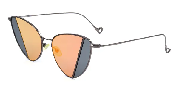 Eyepetizer Bill C.3-C-7G Women's Sunglasses Gunmetal Size 54