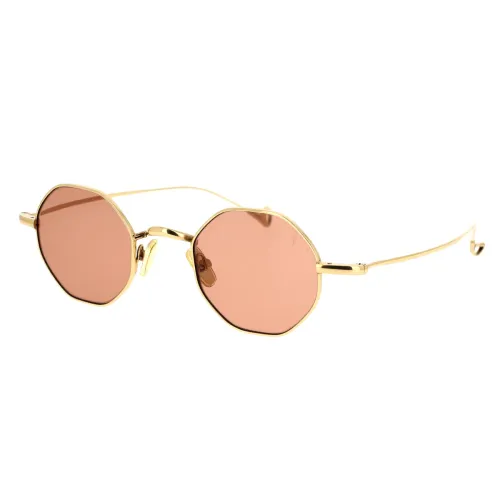Eyepetizer , Elegant and Refined Irregular Sunglasses ,Yellow unisex, Sizes: