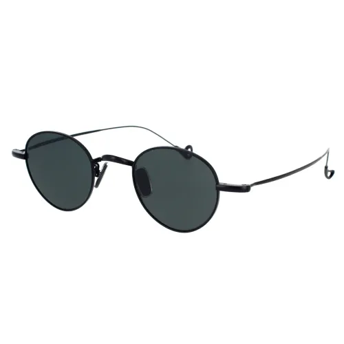 Eyepetizer , Elegant Round Sunglasses ,Black unisex, Sizes:
