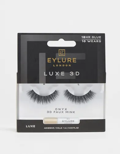 Eylure Luxe 3D False Lashes - Onyx-Black
