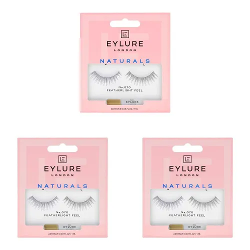 Eylure Naturals No. 070 False Lashes (Pack of 3)