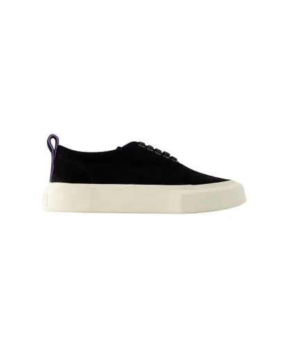 Eytys Womens Mother Ii Sneakers - - Suede - Black Calf Leather
