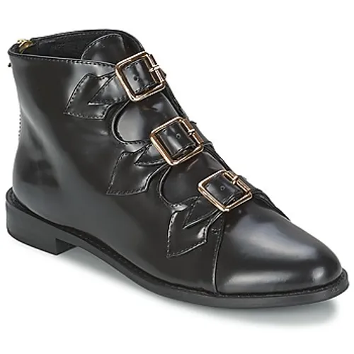F-Troupe  Triple Buckle Boot  women's Low Ankle Boots in Black