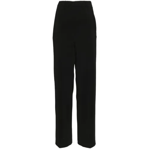 Fabiana Filippi , Black Bead Embellished Trousers ,Black female, Sizes: