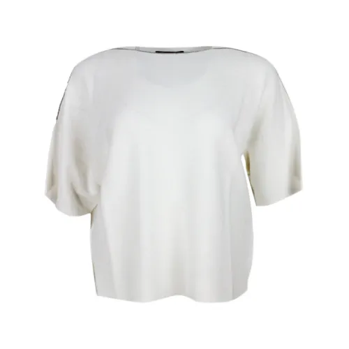 Fabiana Filippi , Fabiana Filippi Sweaters White ,White female, Sizes: