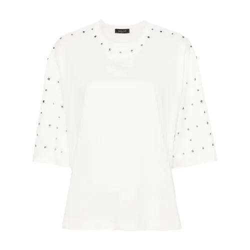 Fabiana Filippi , Fabiana Filippi T-shirts and Polos White ,White female, Sizes:
