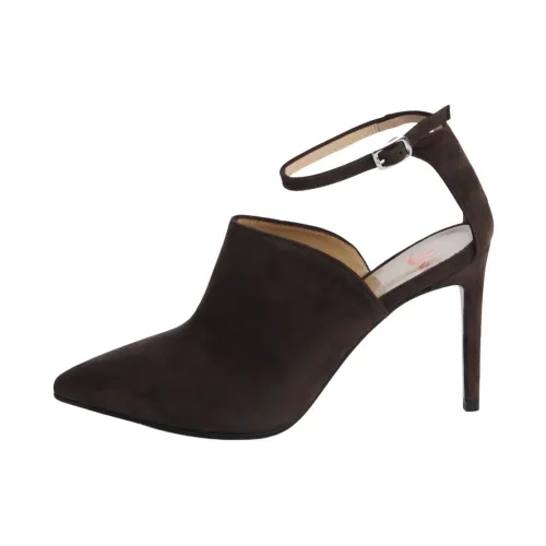 Fabiana Filippi , Le Fabian Lace-Up Heel Flat Shoes ,Brown female, Sizes: