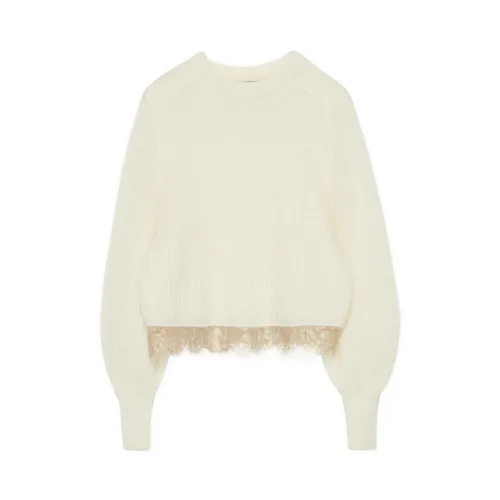 Fabiana Filippi , White Sweaters for Women ,White female, Sizes: