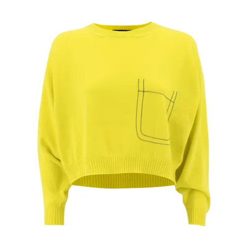 Fabiana Filippi , Women Clothing Shirts Yellow Ss23 ,Yellow female, Sizes:
