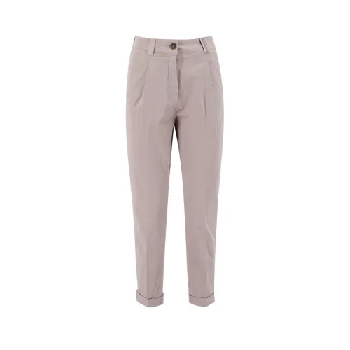 Fabiana Filippi , Women Clothing Trousers Light Pastel Pink Ss23 ,Pink female, Sizes: