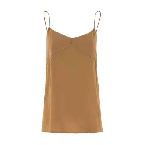 Fabiana Filippi , Womens Clothing Swimwear Deserto Ss24 ,Brown female, Sizes: