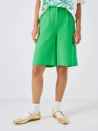 Fabienne Chapot Julia Linen Blend Shorts, Green Apple - Green Apple - Female