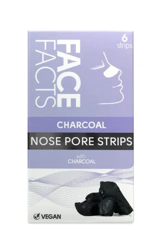 Face Facts Charcoal Nose Pore Strips | Charcoal + Glycerin