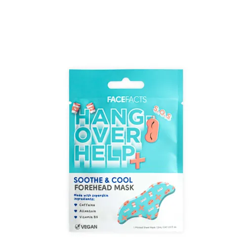 Face Facts Hangover Help Printed Forehead Mask | Soothe &