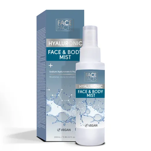 Face Facts Hyaluronic Face & Body Mist | Hydrating | Vegan