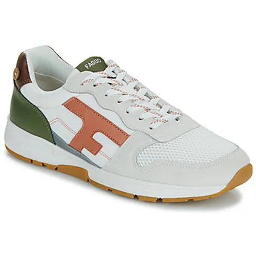 Faguo  OLIVE  men's Shoes (Trainers) in White