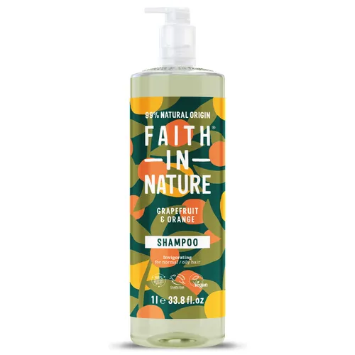 Faith In Nature 1L Natural Grapefruit & Orange Shampoo